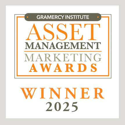 Gramercy Institute Asset Management Marketing Award 2025 logo