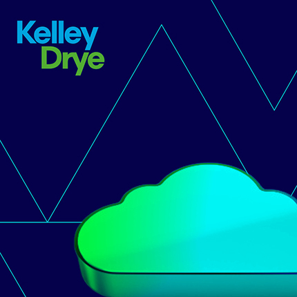 Kelley Drye logo with cloud