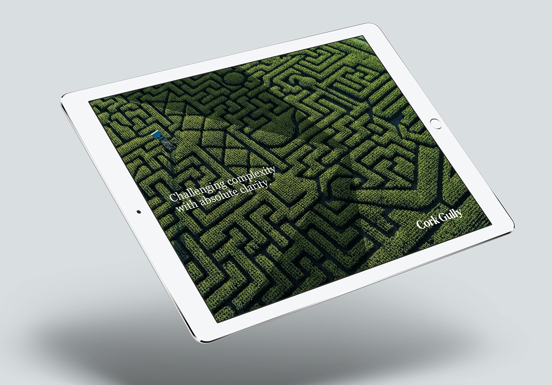 Cork Gully maze on tablet