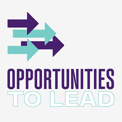 Arrows towards opportunities to lead