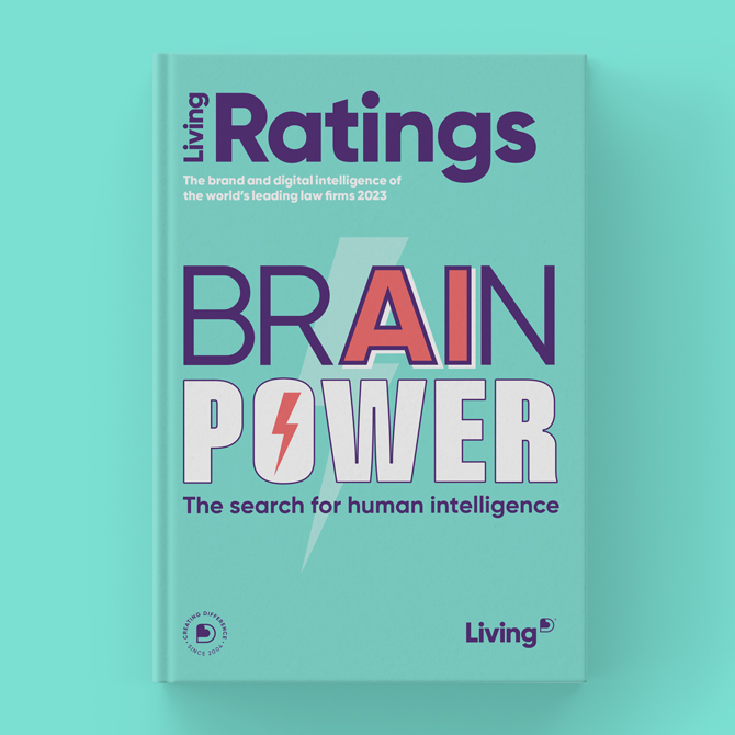 Living Ratings of law firms 2023: Brain power