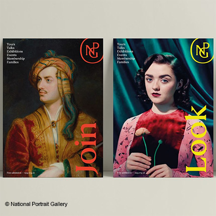 Two portraits from the National Portrait Gallery