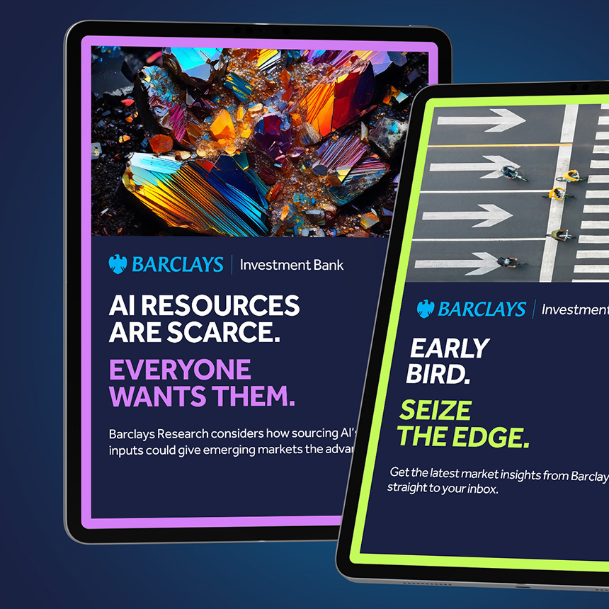 Barclays Investment Bank Powering Possible Advert