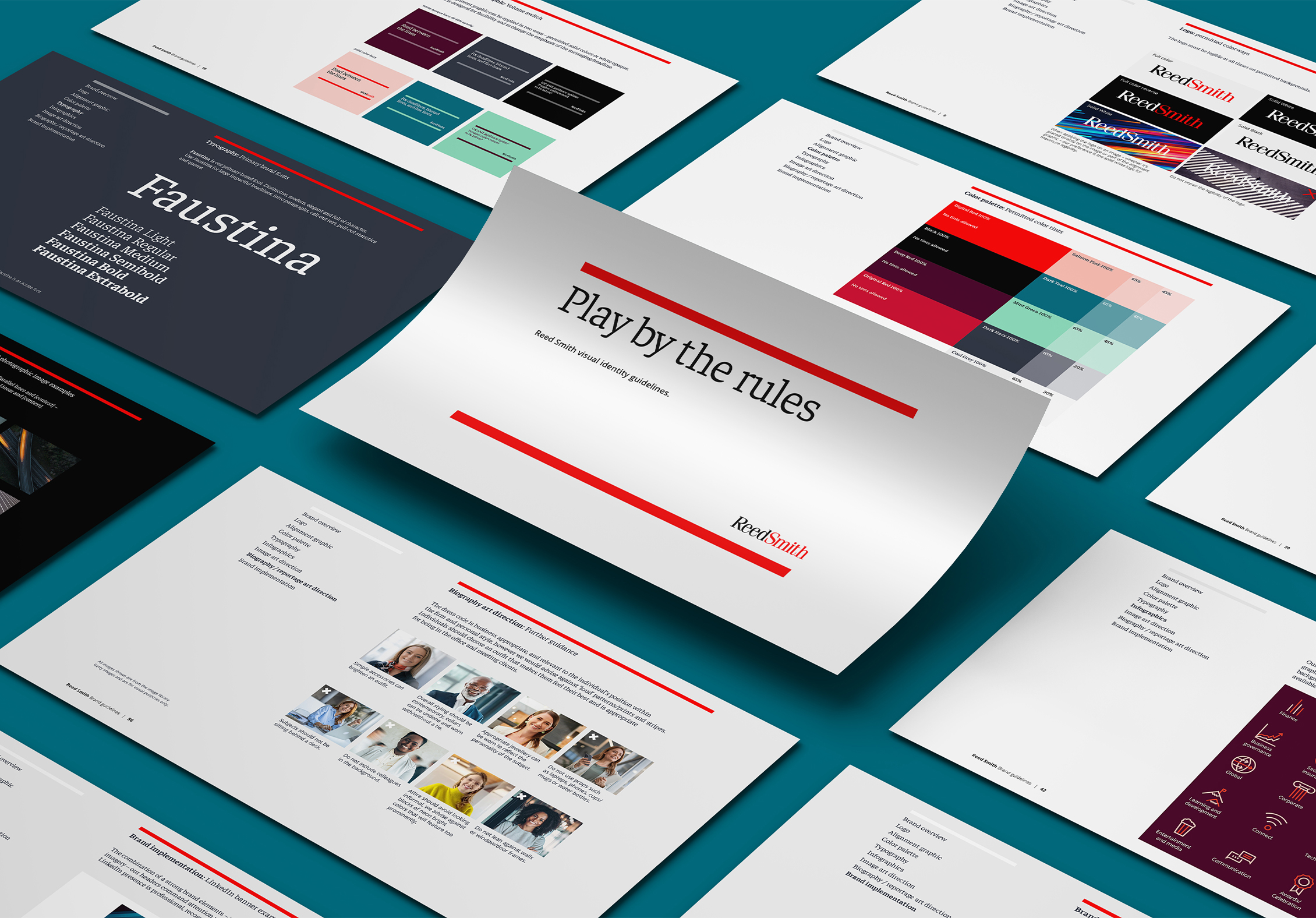 Reed Smith brand and website images