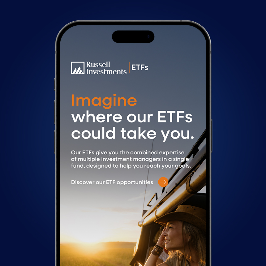 Russell Investments ETF launch campaign
