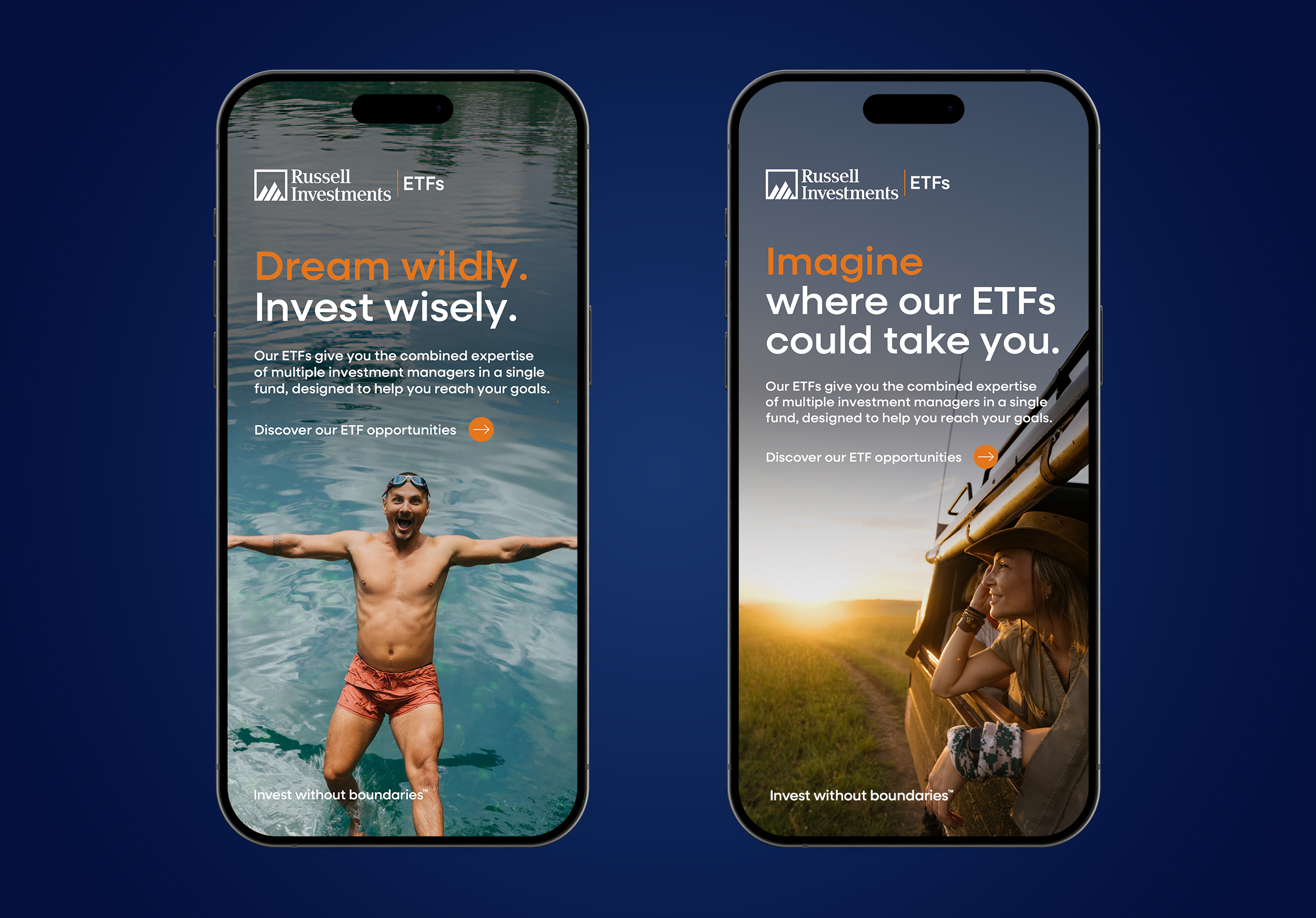 Russell Investments ETF launch campaign image