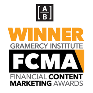 AB wins Gramercy Institute Financial Content Marketing Award