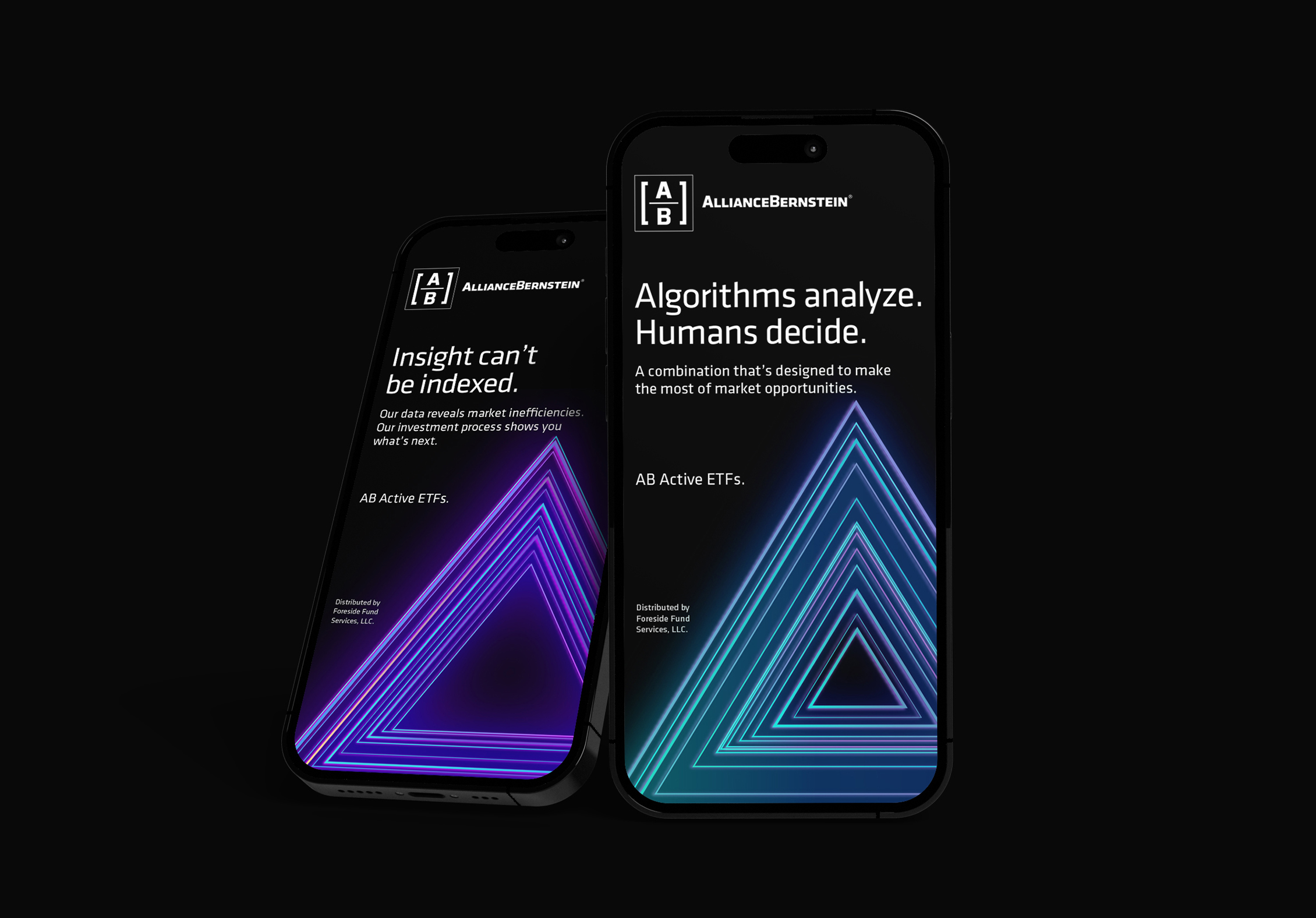 AB ETFs. Minds and machines campaign image