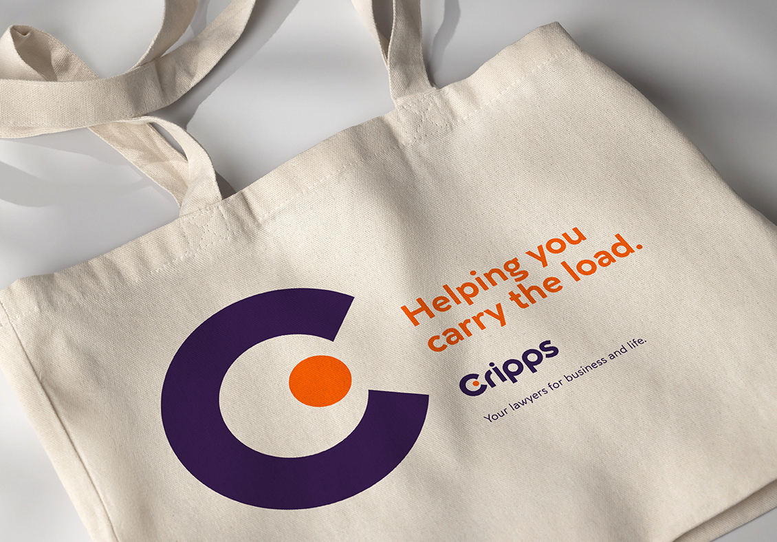 Cripps on tote bag