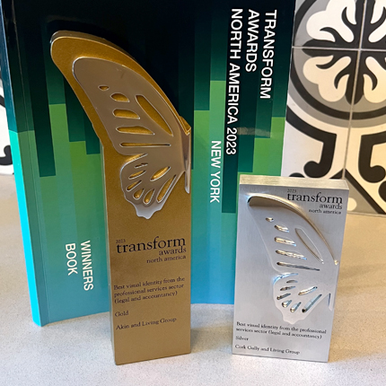 Akin awards won from Transform North America Awards 2023 